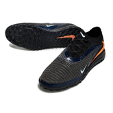 Chuteira Society Nike Zoom Mercurial Vapor 16 Elite TF Preto, Azul e Laranja